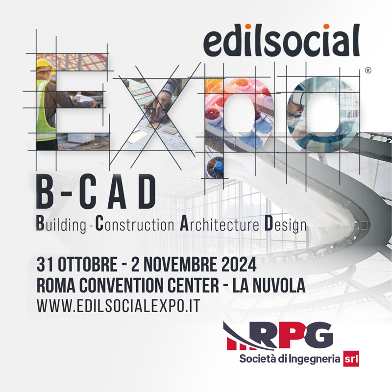 B-CAD Edilsocialexpo Roma RPG Ingegneria